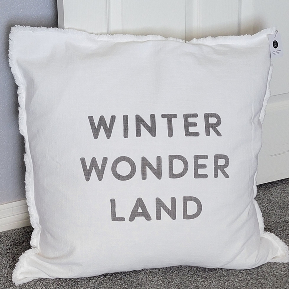 NWT! Large Pillow - Winter Wonderland